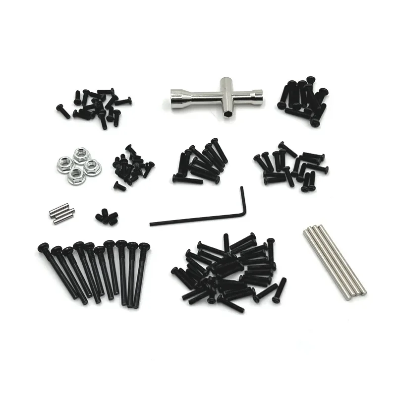 MJX H16 16207 16208 16209 16210 viti metalliche Kit di fissaggio strumenti di riparazione 1/16 RC ricambi per auto accessori di aggiornamento