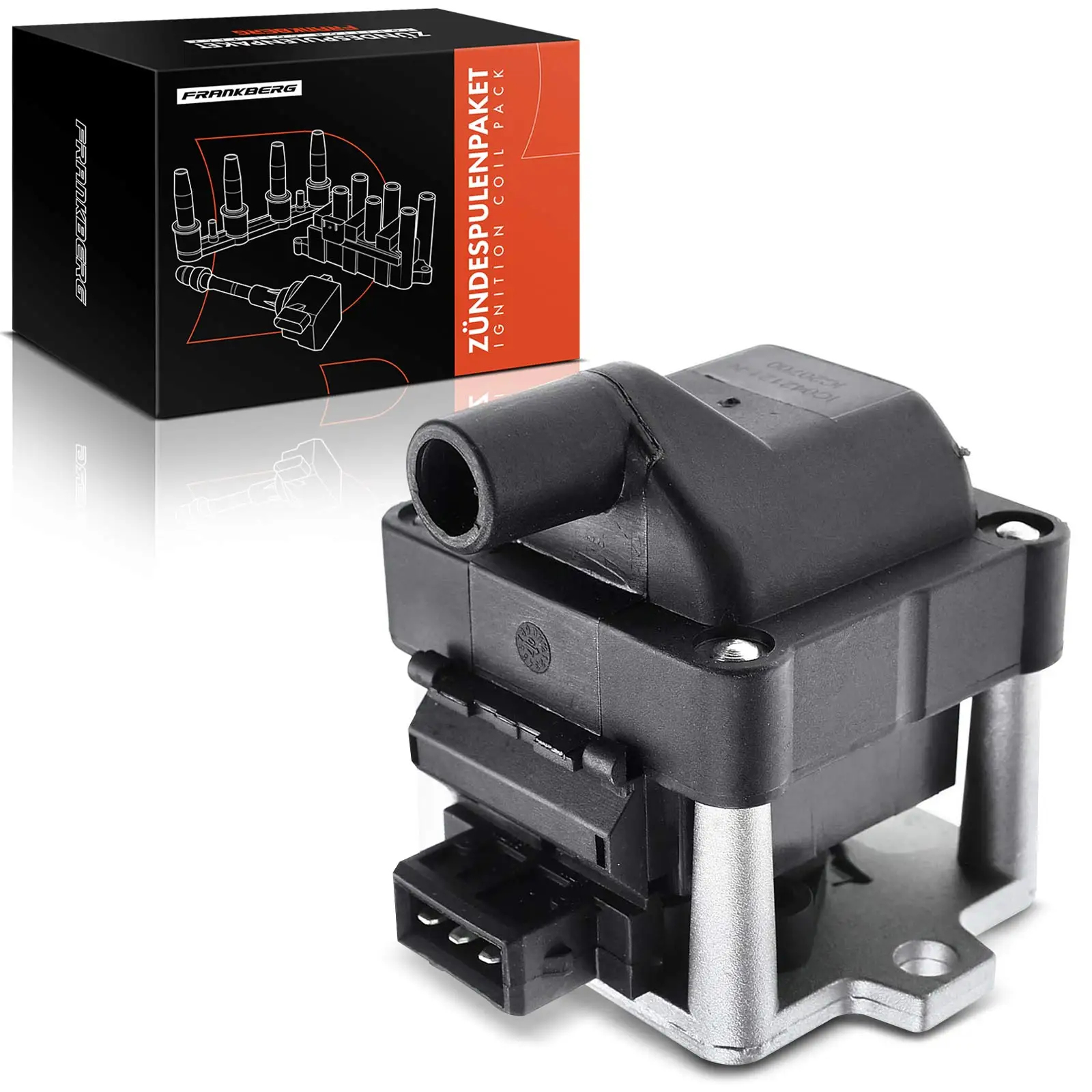 Frankberg 1x ontstekingsmodule ontstekingsbobine voor VW Golf III Variant IV Polo Passat Sharan 0986221000