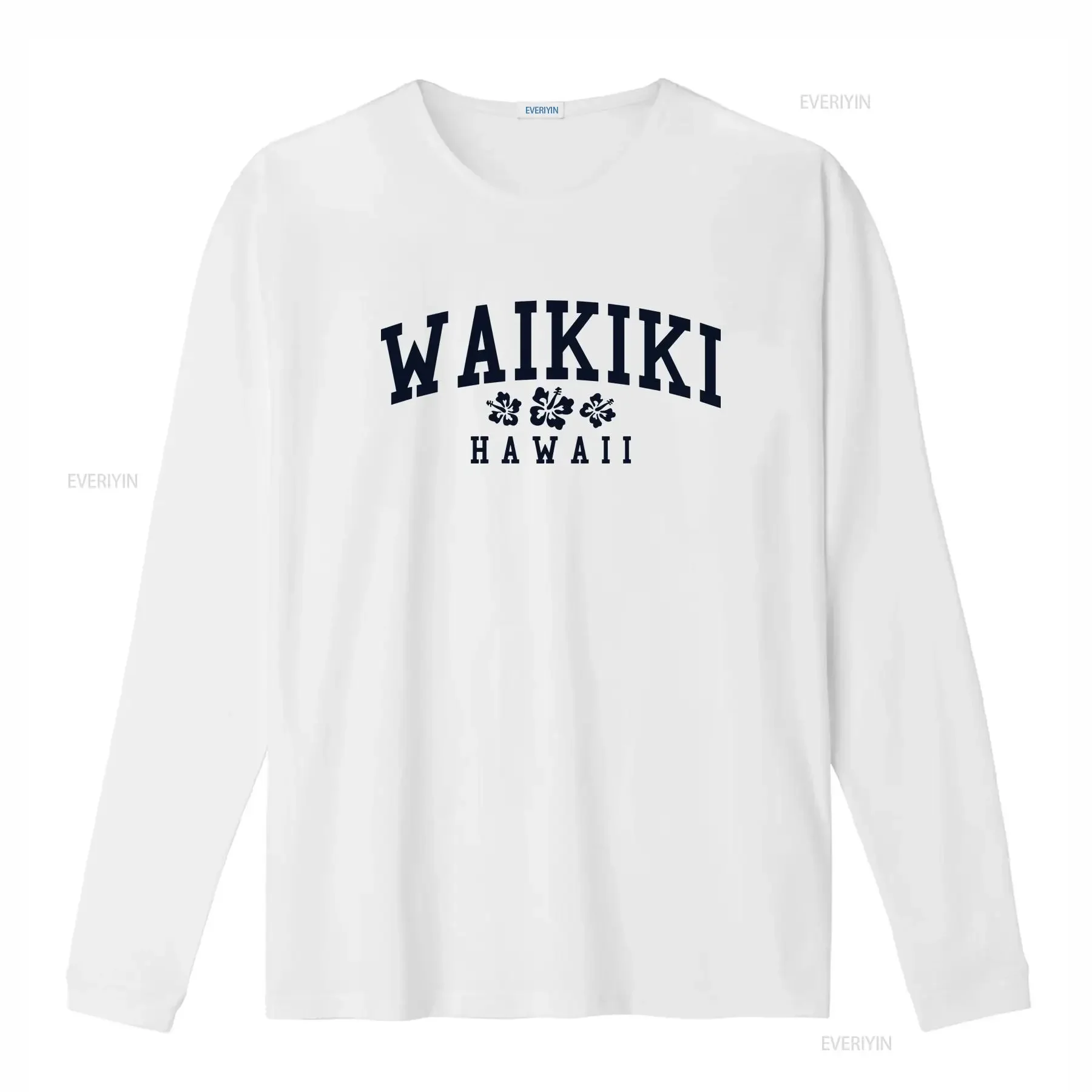 Waikiki Hawaii T Shirt vintage Washed Slightly Stylish Comfortable Casual fashion graphic Unisex streetwear designer clothes