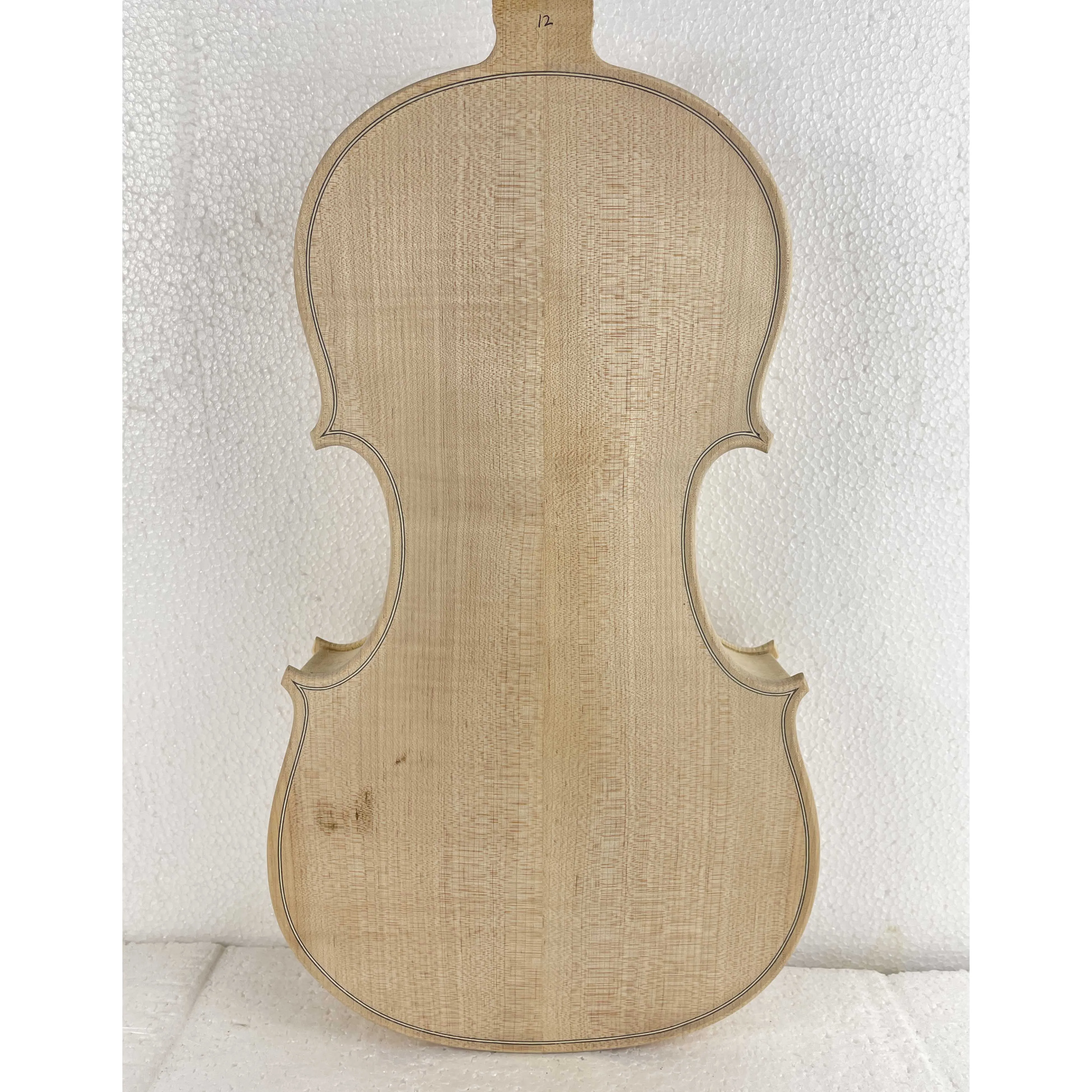 

15.5-inch viola, unpainted, assembled viola body, unpainted 4/4, made of European maple and fir