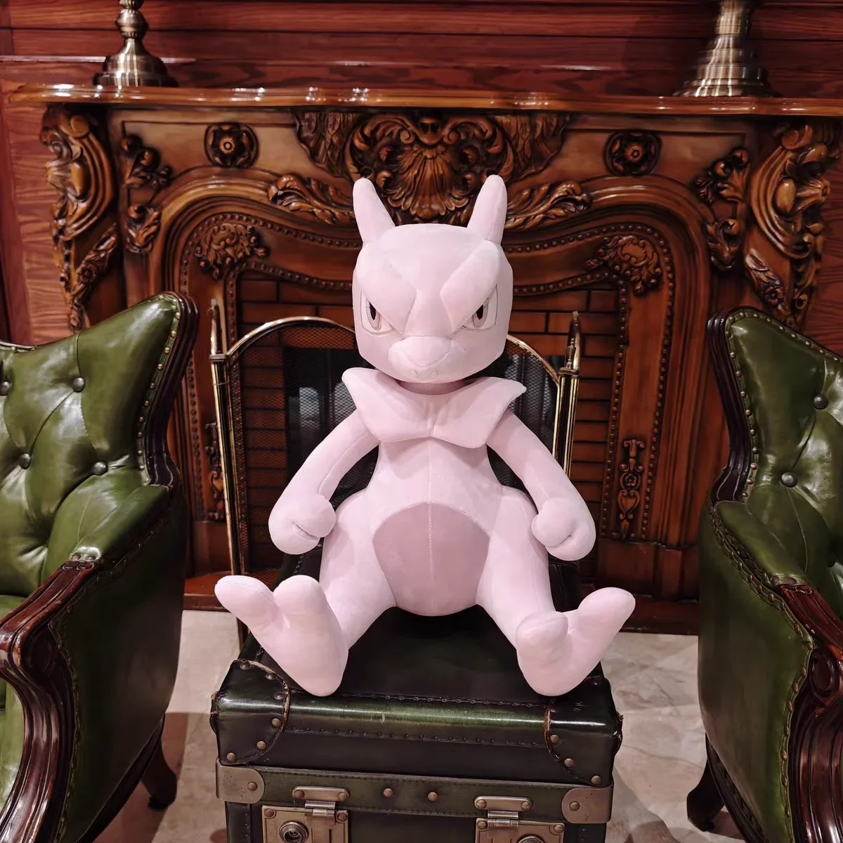 

45 см Mewtwo Pokemon плюшевые игрушки большая аниме-кукла подушка мультфильм Pokémon Mewtu Plushie Kawaii детский подарок на Рождество и день рождения