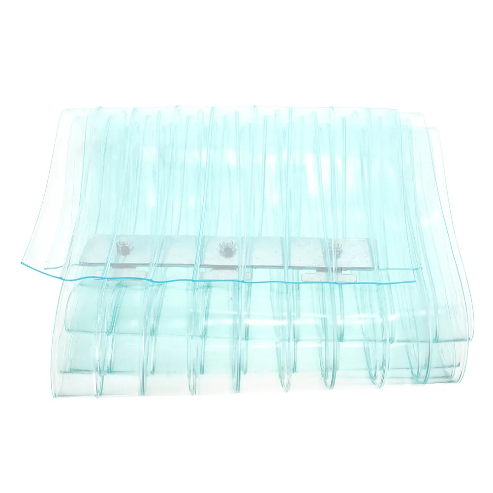 Pvc Door Curtain Kit Heavy Duty Windproof Clear Strip For Kitchen Freezer Warehouse Supermarket Transparent Partition