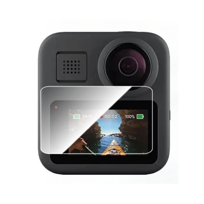 ل GOPRO MAX Max2 واقي كاميرا الشاشة من الزجاج المقسى لشاشة GOPRO MAX LCD طبقة رقيقة واقية لحماية الزجاج