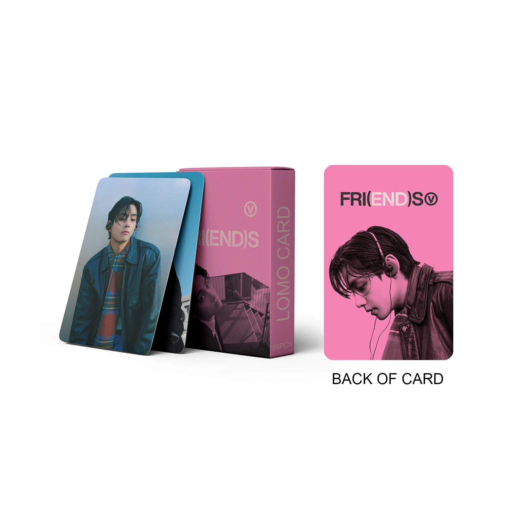 55 Fat eggs V small Kajin Tae-hyung personal collection LOMO card KPOP