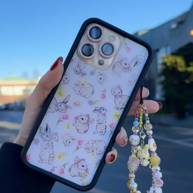 Custodia per telefono Conigli e cofani Wildflower per iPhone 11 12 13 14 15 16 17 Pro Max Plus 17Pro Air wf Rabbit Bunny Cover Cases
