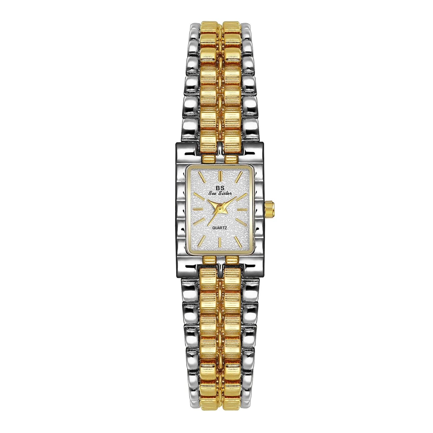 UTHAI Orologio da donna Nuovo marchio minimalista Impermeabile Quadrato Retro Piccoli orologi da donna in oro e argento Senso avanzato