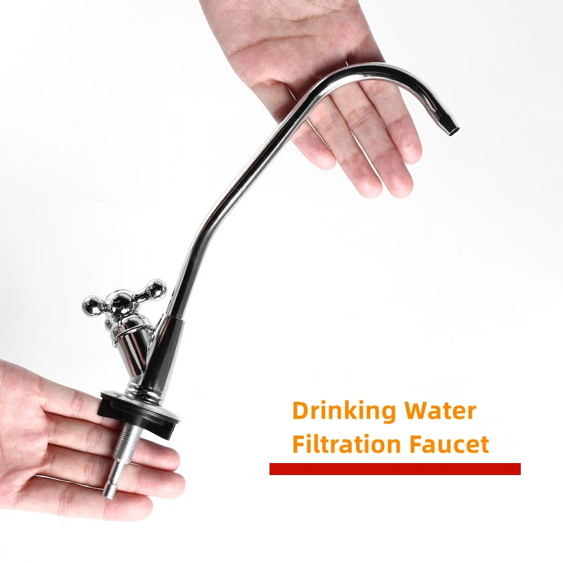 Water Purifier Faucet, Lead-Free Easy to Install Filtered Faucet Fits Reverse Osmosis Filtration System Kitchen RO Faucet