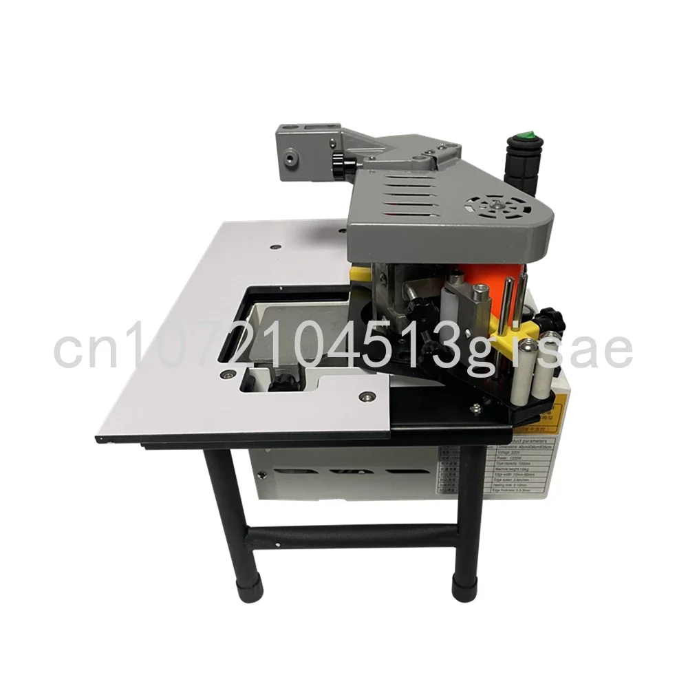 Edge Banding Machine Portable Wood PVC Two-sided Gluing Edge Bander With Tray Cut Adjustable Speed 1200W 1000ML