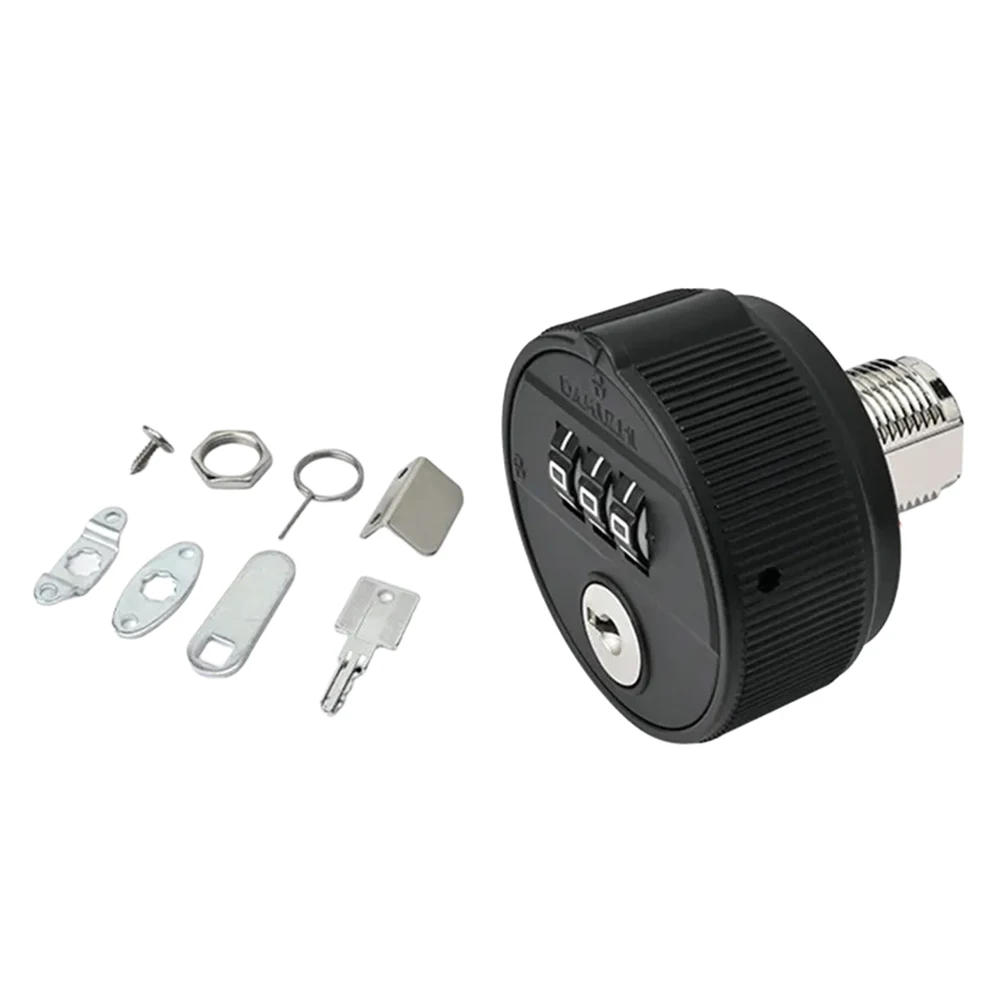 Keyed Combination Lock Cam Lock With Key ABS Material Design Easy Installation Process Long-lasting Usage For Cabinets