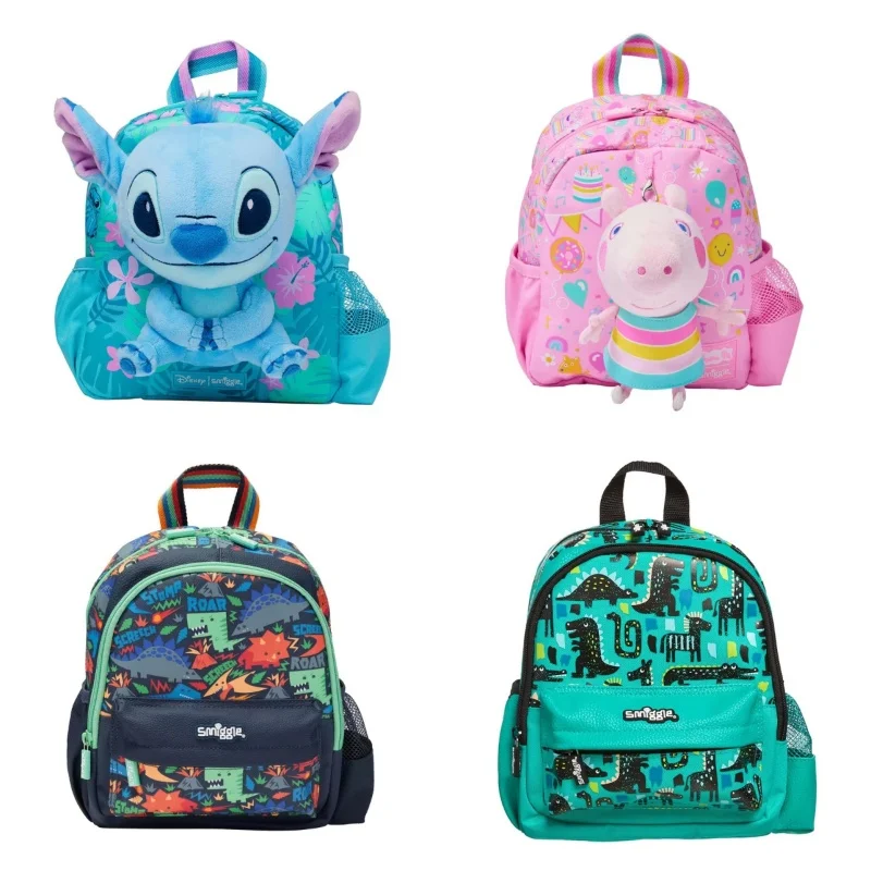 

New Australia Smiggle School Bags Stitch Backpack Lunch Bag Water Bottle Student Gift Cute Backpack For Baby Small Class Bag