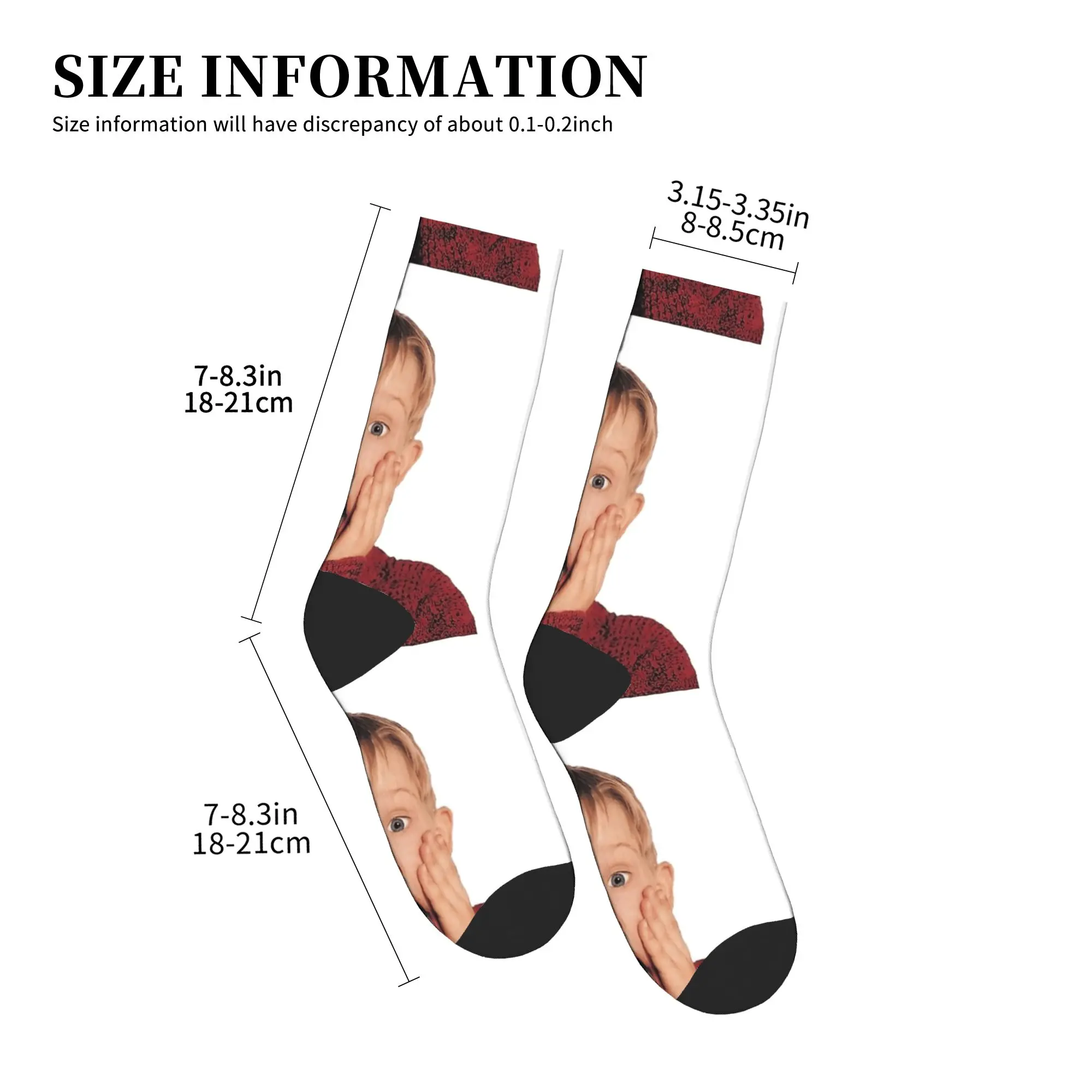 Home Alone Funny Movie Socks  Kawaii Stockings Spring Non-Slip Men's Socks Breathable Custom Outdoor Socks