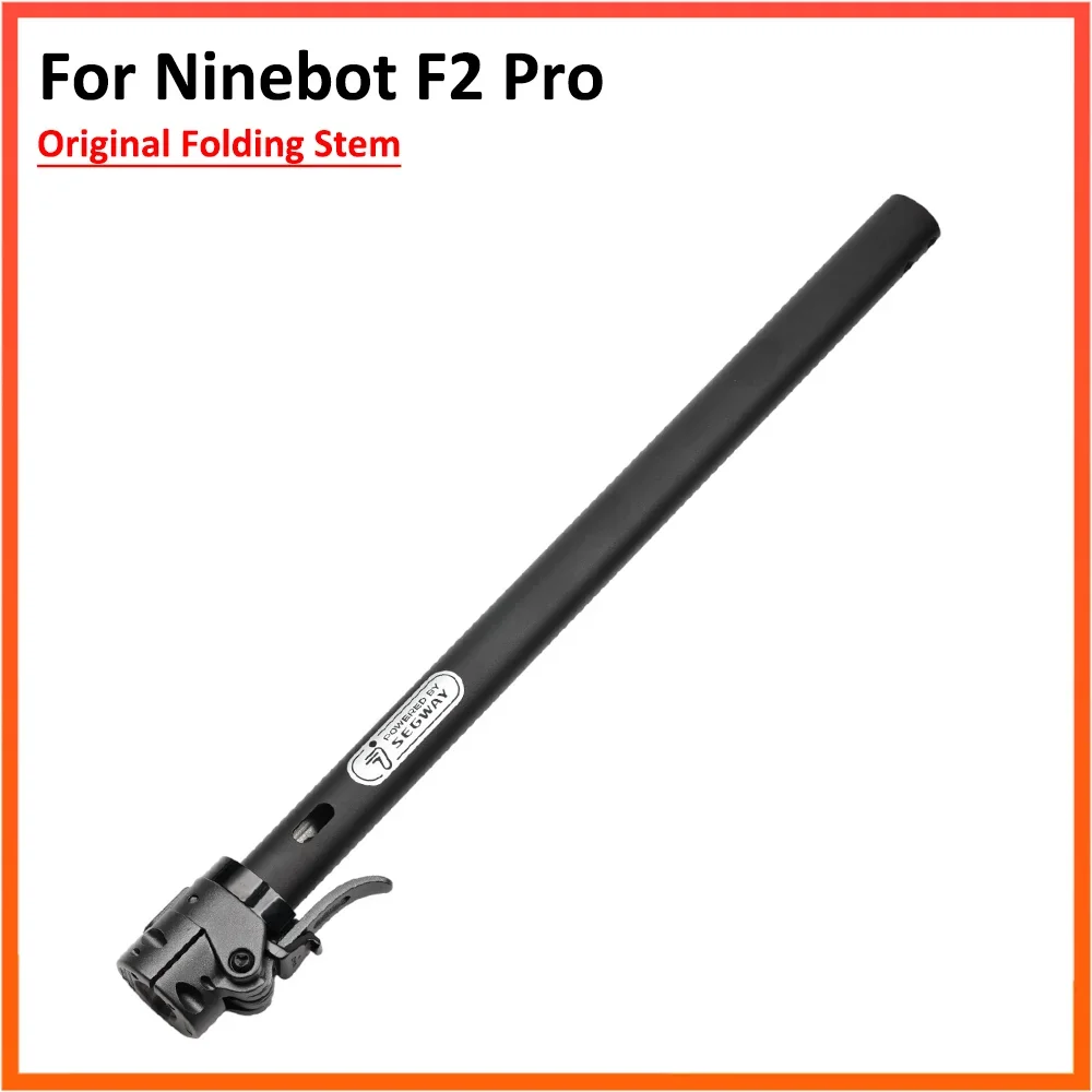 Original Folding Stem Tube Pole Folding Vertical Rod Parts for Segway Ninebot Kickscooter F2 Pro Electric Scooter Aluminum Alloy