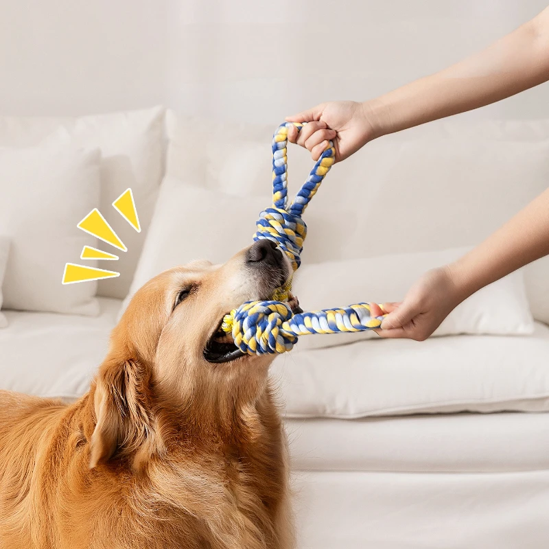 

Dog Toys, Medium And Large Dog Toys, Tug-of-war, Interactive Self-pleasure, Boredom Relief, Teeth Grinding, Pet Bite Rope Toys