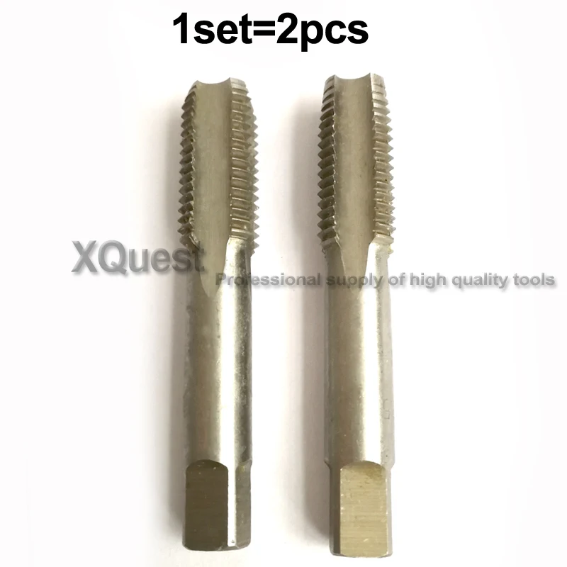 2pcs Metric Hand tap set M16 16X2 16X1.5 16X1.25 16X1 Two Bottom Fine thread Right Hand taps M16X2 M16X1.5 M16X1.25 M16X1