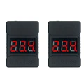 2Pcs Black