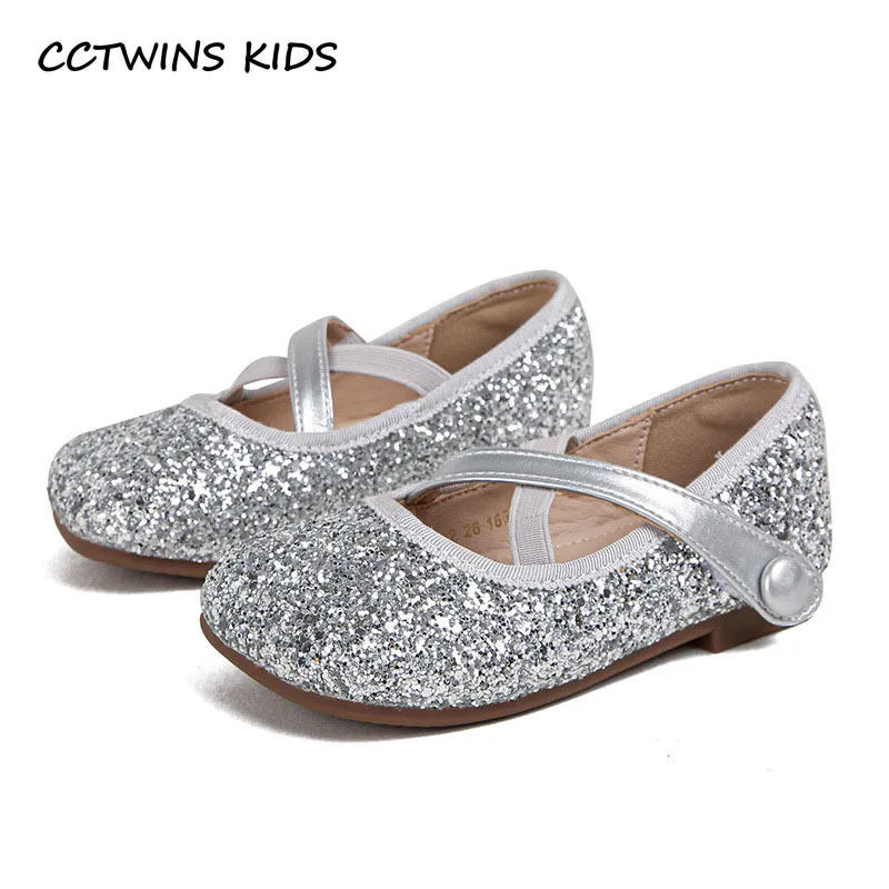 

Girls Shoes Spring Autumn Toddler Brand Princess Mary Jane Dress Party Ballet Flats Kids Sandals Glitter Non Slip Soft Sole