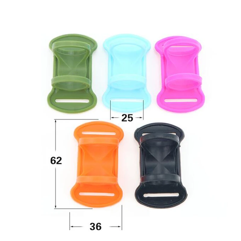 Cinghie in Silicone per luce per bicicletta cinghie in gomma per bicicletta cinghie in gomma per montaggio su luce per bicicletta luce per torcia