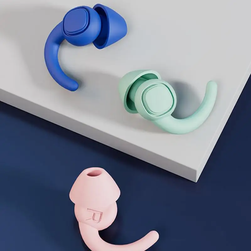Comfortable Ear Plugs For Sleeping Reusable Ear Plugs Portable Earplugs With Mini Storage Box For Sleeping
