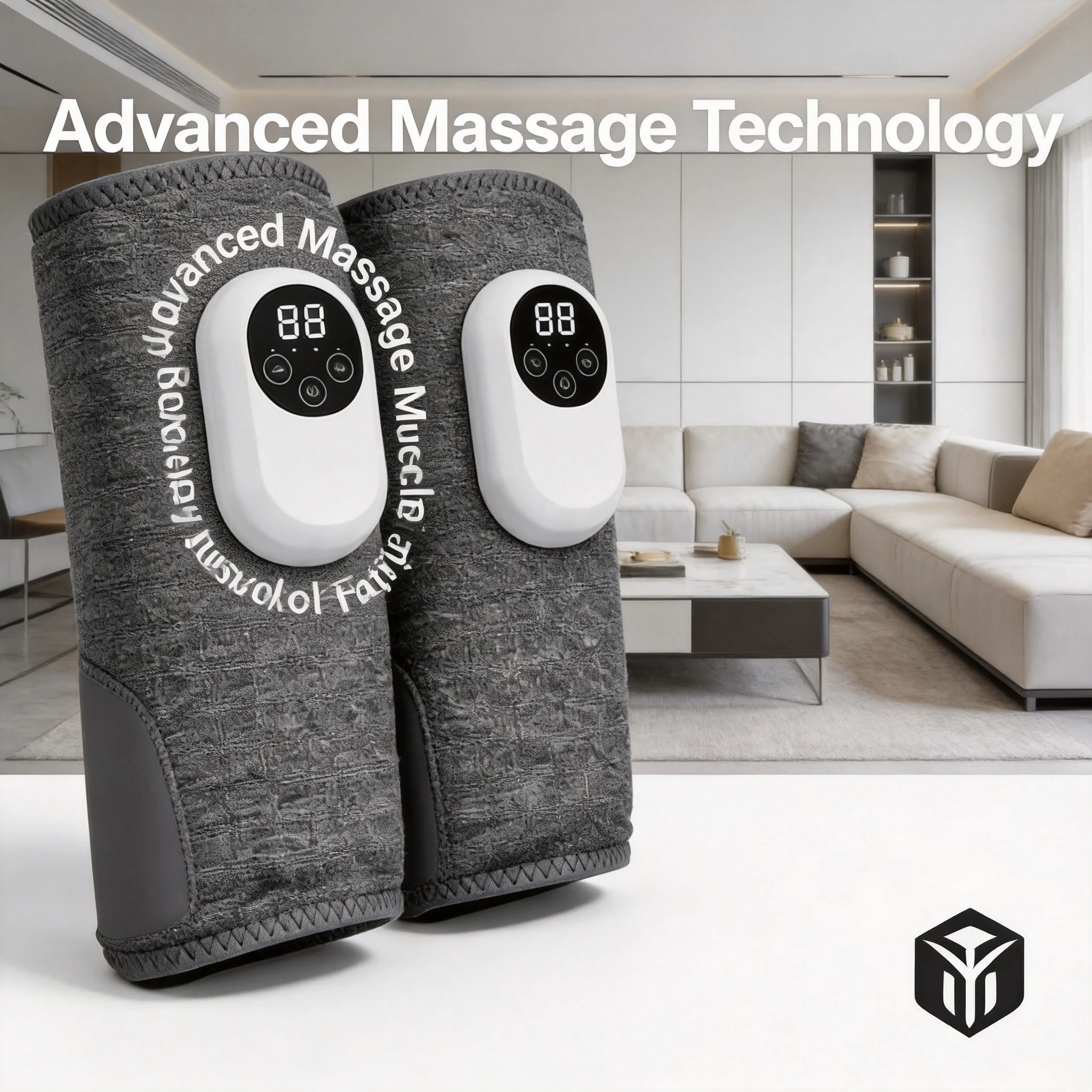 JianYouCare Portable Air Compression Leg Calf Massager Household Hot Compress Muscle Relaxation Promote Blood Circulation Relief
