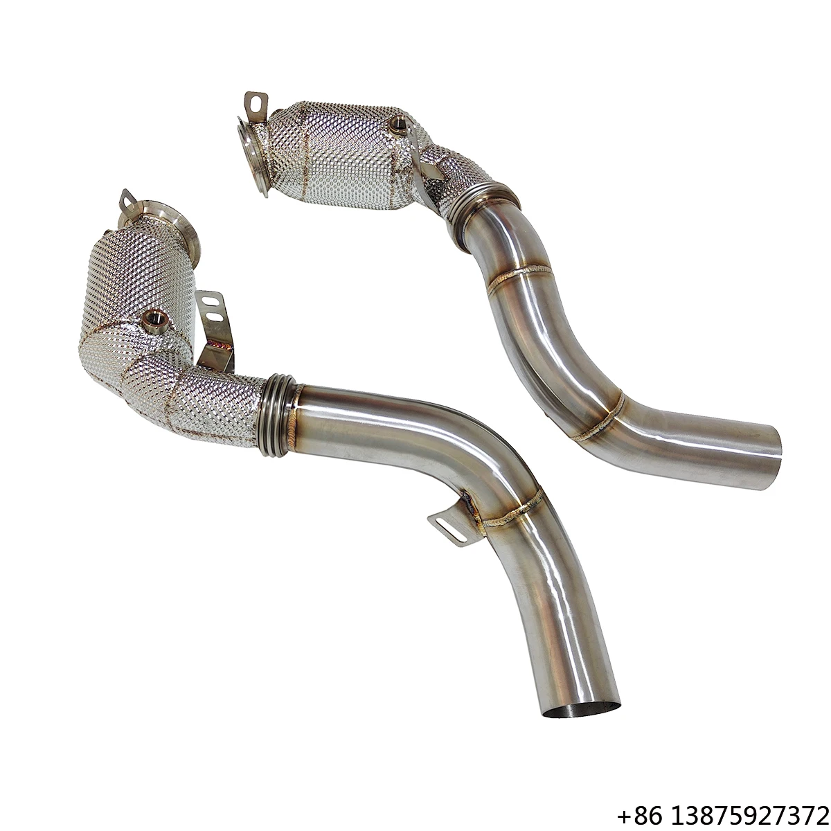 

Ecnal for 2011-2016 550i F10 650i F12 F13 4.4T Performance Upgrade Stainless Steel Exhaust Downpipe Easy Installation