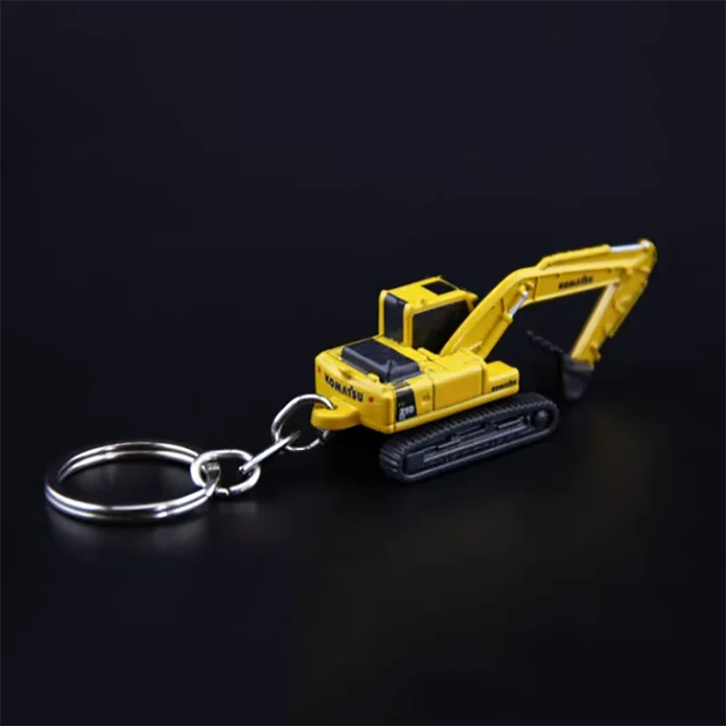 Diecast Komatsu PC210-8 KOBELCO Alloy Excavator Model Keychain Finished Simulation Collection Gift Toys