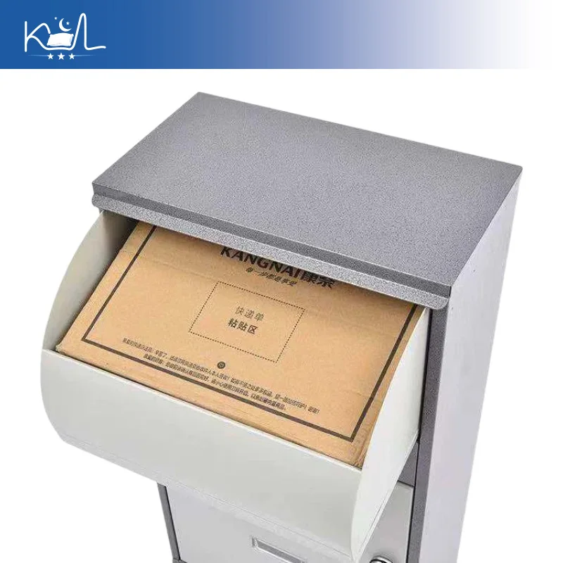 Outdoor Parcel Box with Lock, Waterproof Package Delivery Box for Home Porch, Anti-Theft Mailbox