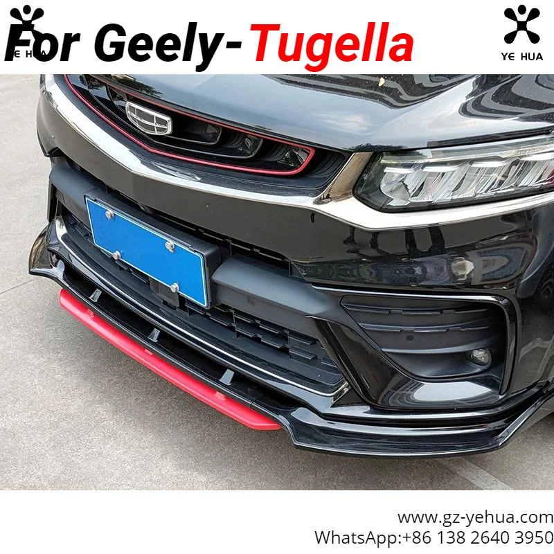 

For Geely Tugella Xingyue FY11 2020-2023 Car Front Lip Decoration Automobile Accessories Exterior Parts