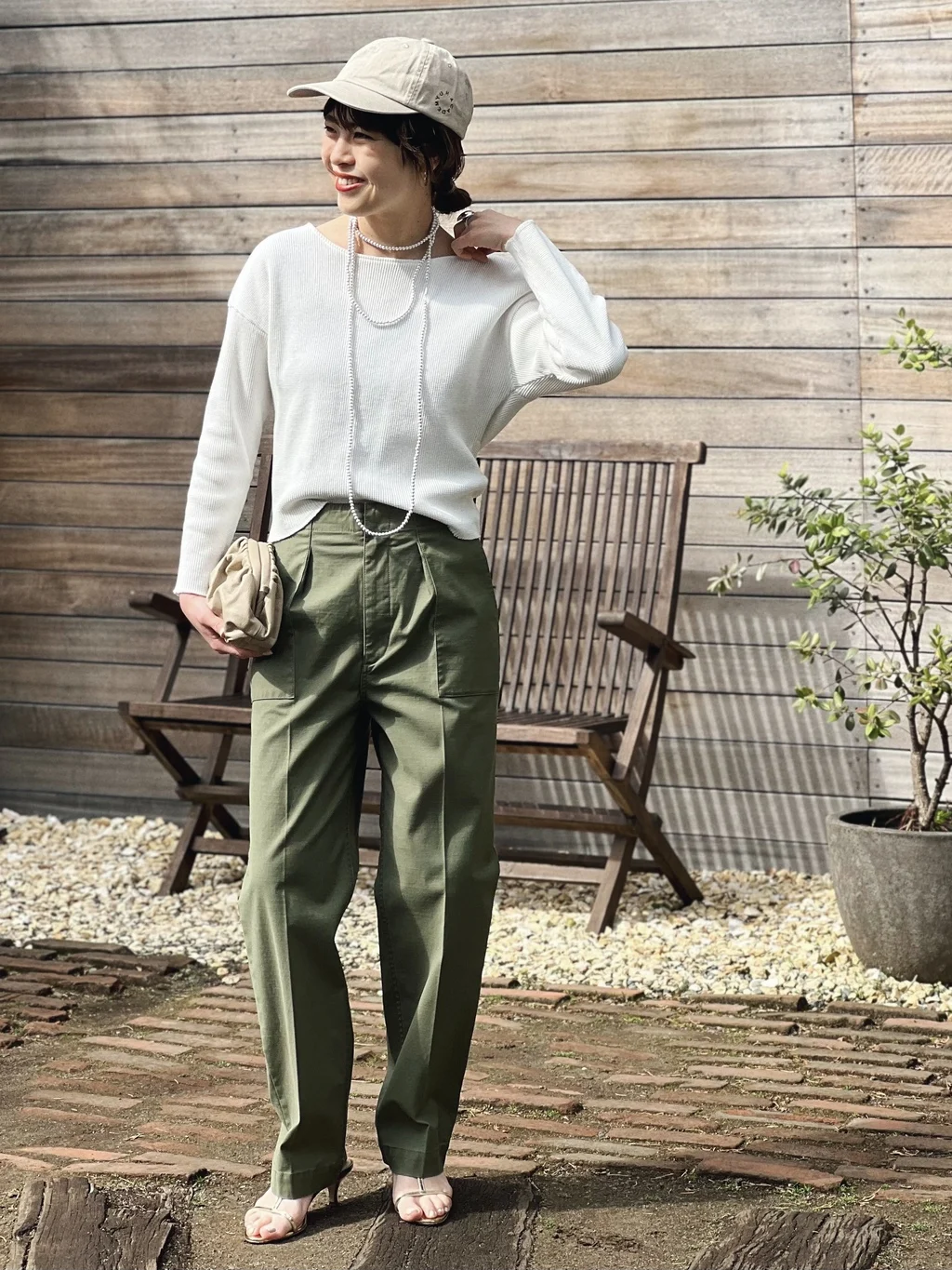 

Autumn New Arrival Casual Pants High Waist Straight Leg Cotton 00% Elastic Waed Military een Workwear Comfortable Fit