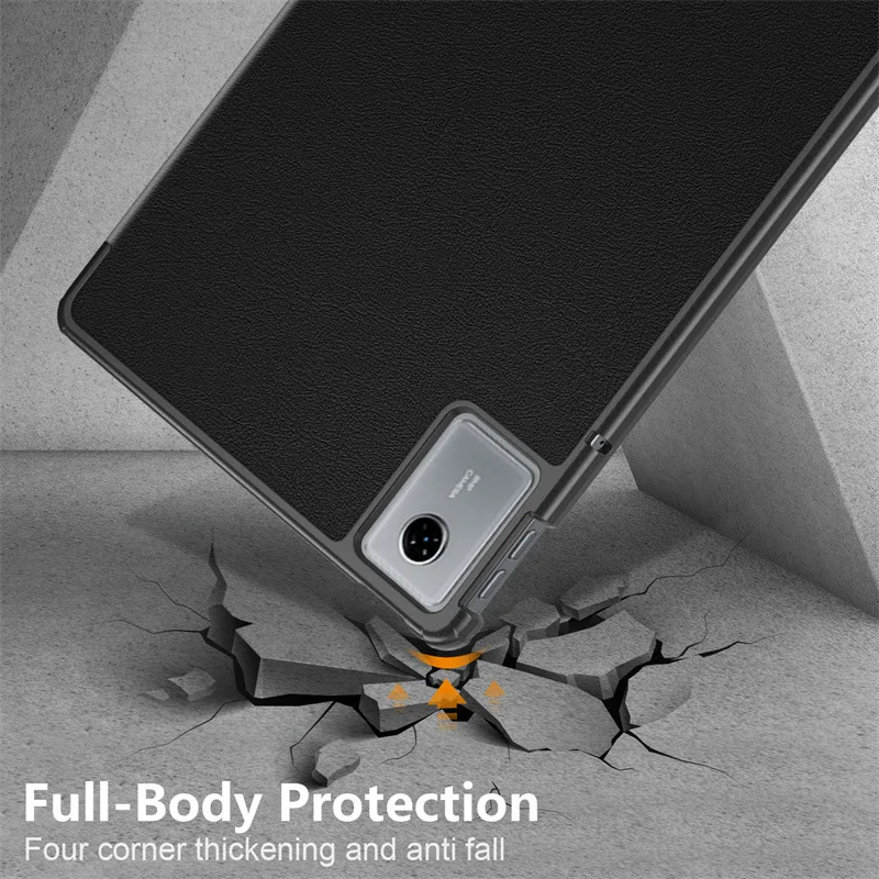 Dreifach Faltbare Hülle für Lenovo Xiaoxin Pad 11 2025 mit Auto-Wach-/Schlaf-Funktion Stoßfest – Detail 7