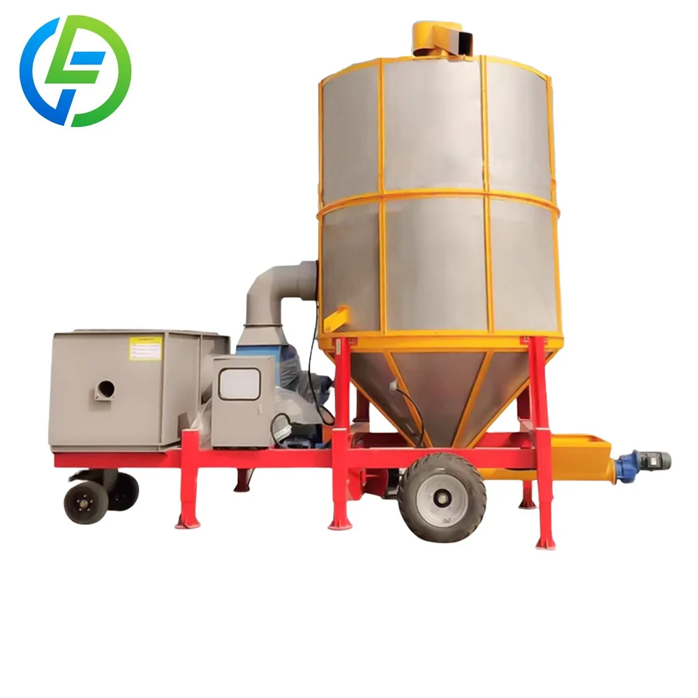 FOODLINE Low MOQ Vertical Grain Dryer Insulated Outer Shell Avoid Heat Loss Stable Long Hour Continuous Operation