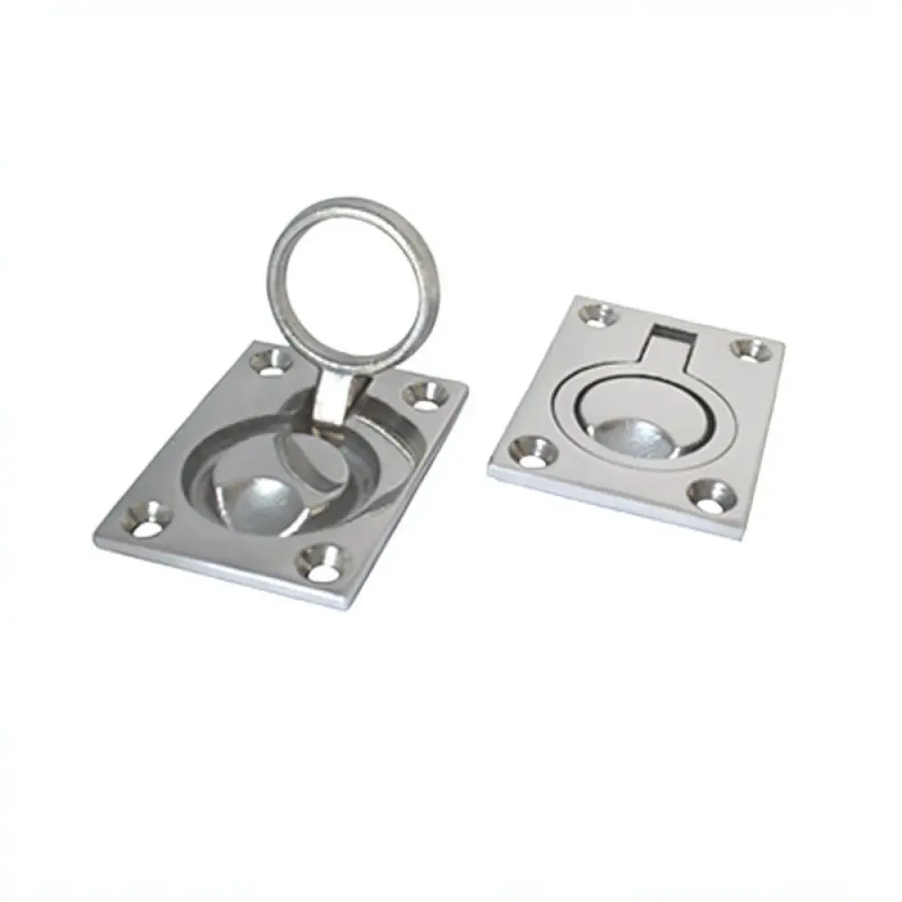 Stainless Steel Flush Mount Pull Handle For Camper Trailer Cabinet Floor Hatch Marine Recessed Hardware