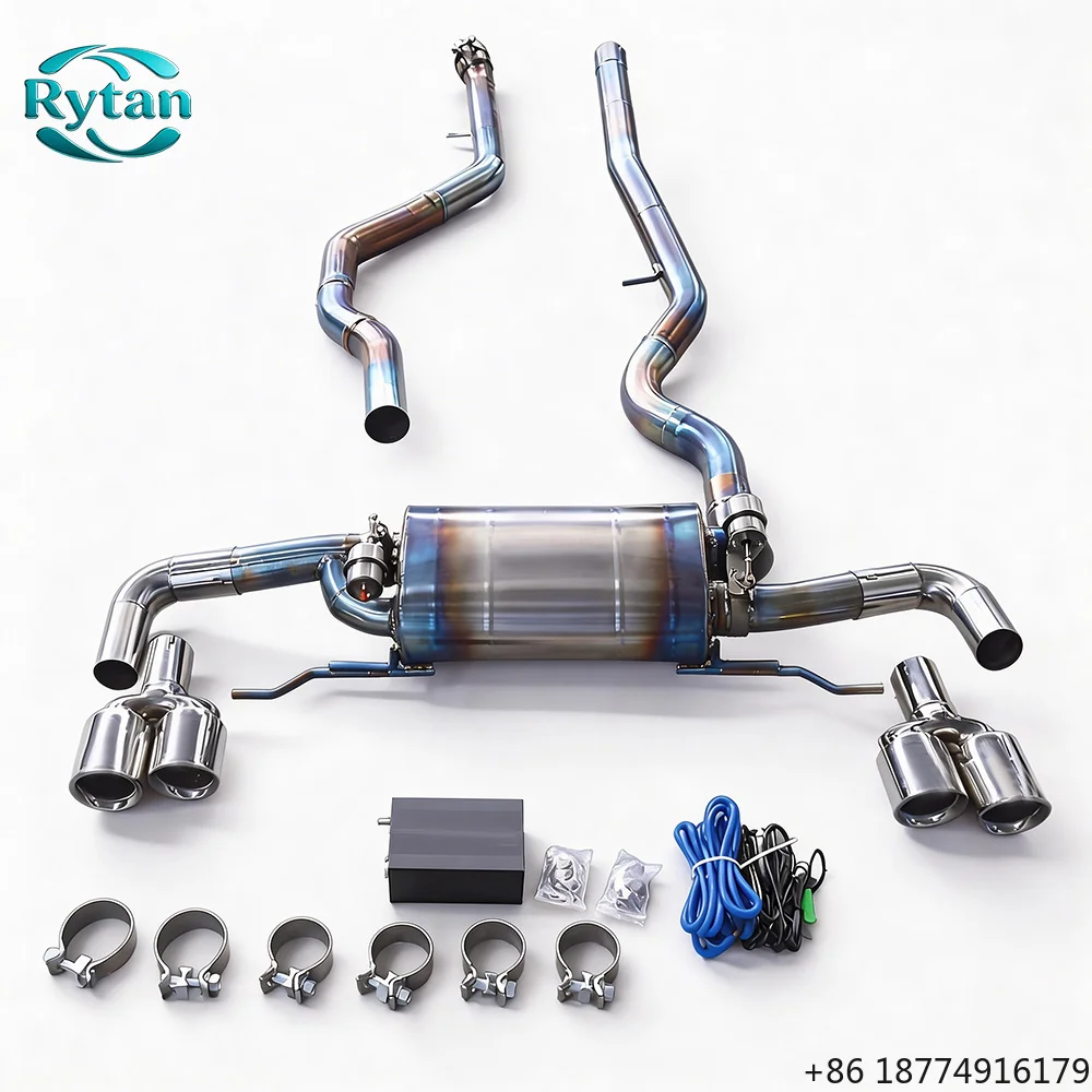 

Rytan Performance Exhaust Pipe Exhaust Valved Titanium Valvetronic Exhaust System Catback for 325i