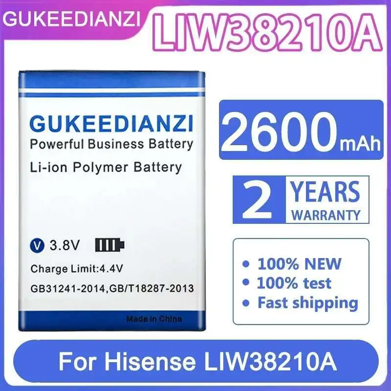 

Fast Charging For Hisense LIW38210A 2600Mah Mobile Phone Battery