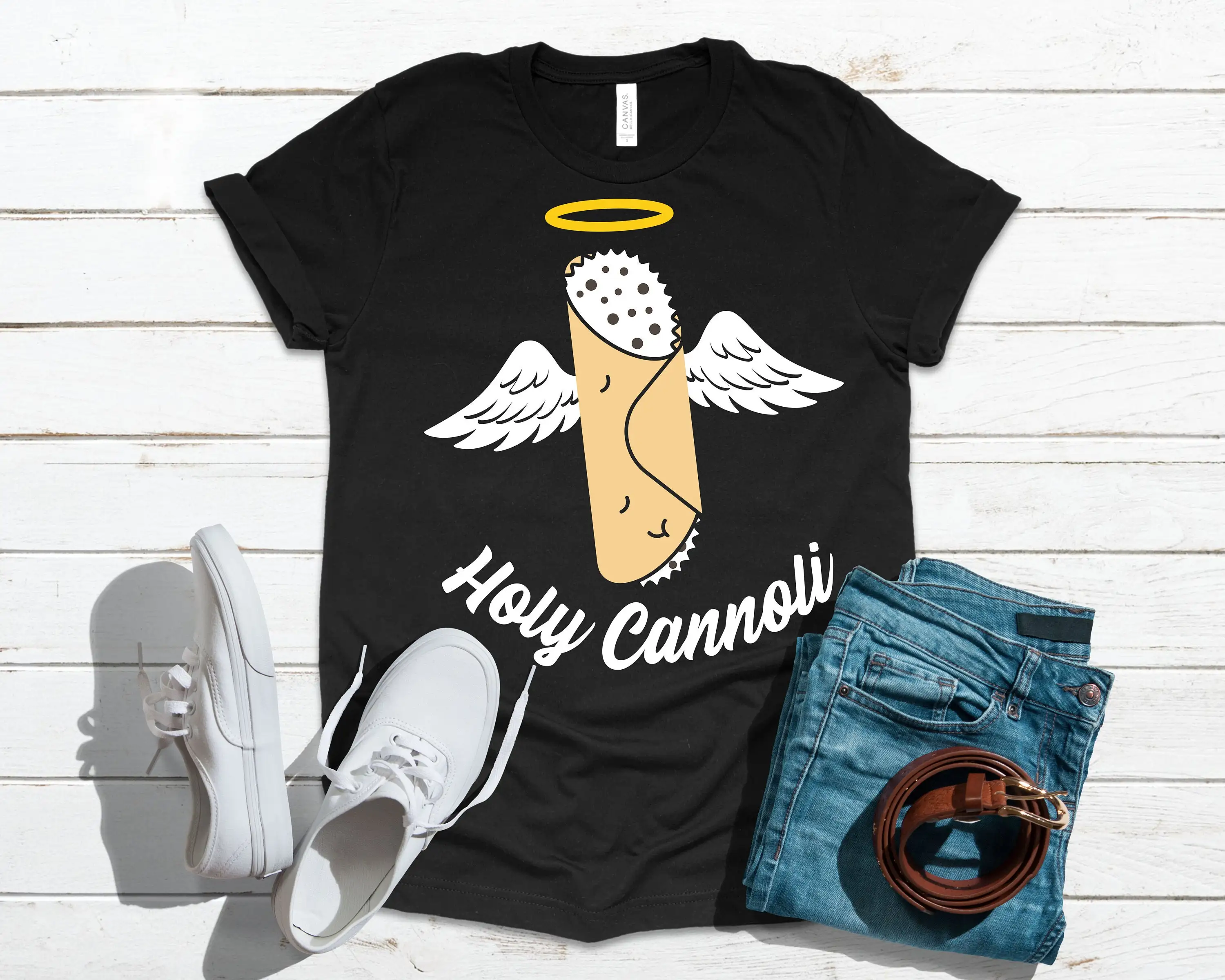 Holy Cannoli Funny Dessert T Shirt SweaT Long Sleeve Apparel