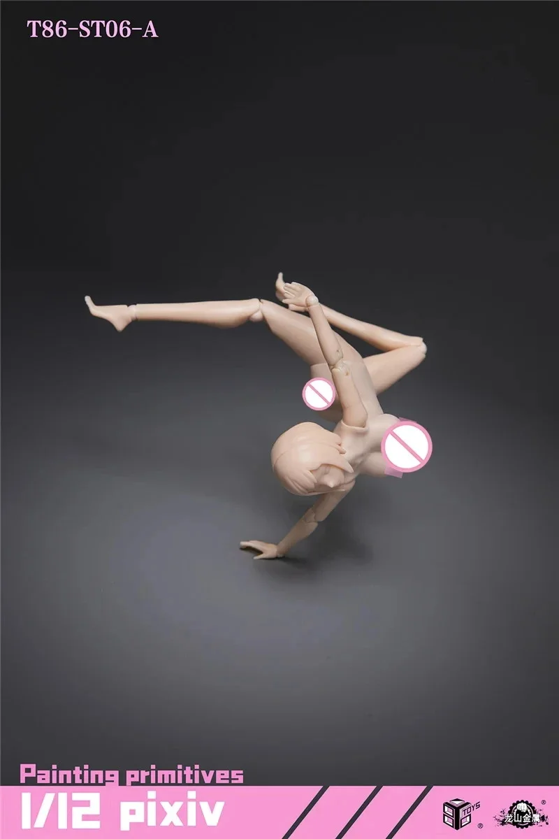 86TOYS T86-ST05/06 1/12 نصف حزمة المطاط طبطب الأرداف أنثى الجسم لعبة مجسمة في الأوراق المالية #6