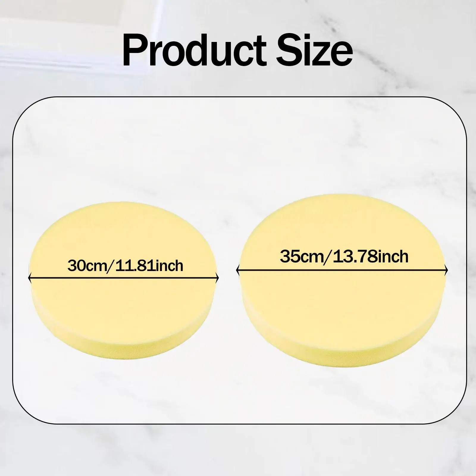 Pottery Mat Ceramic Board Sponge Sheet Round Foam Pad for Clay Pressing Surface Protection Water Absorption Cleaning
