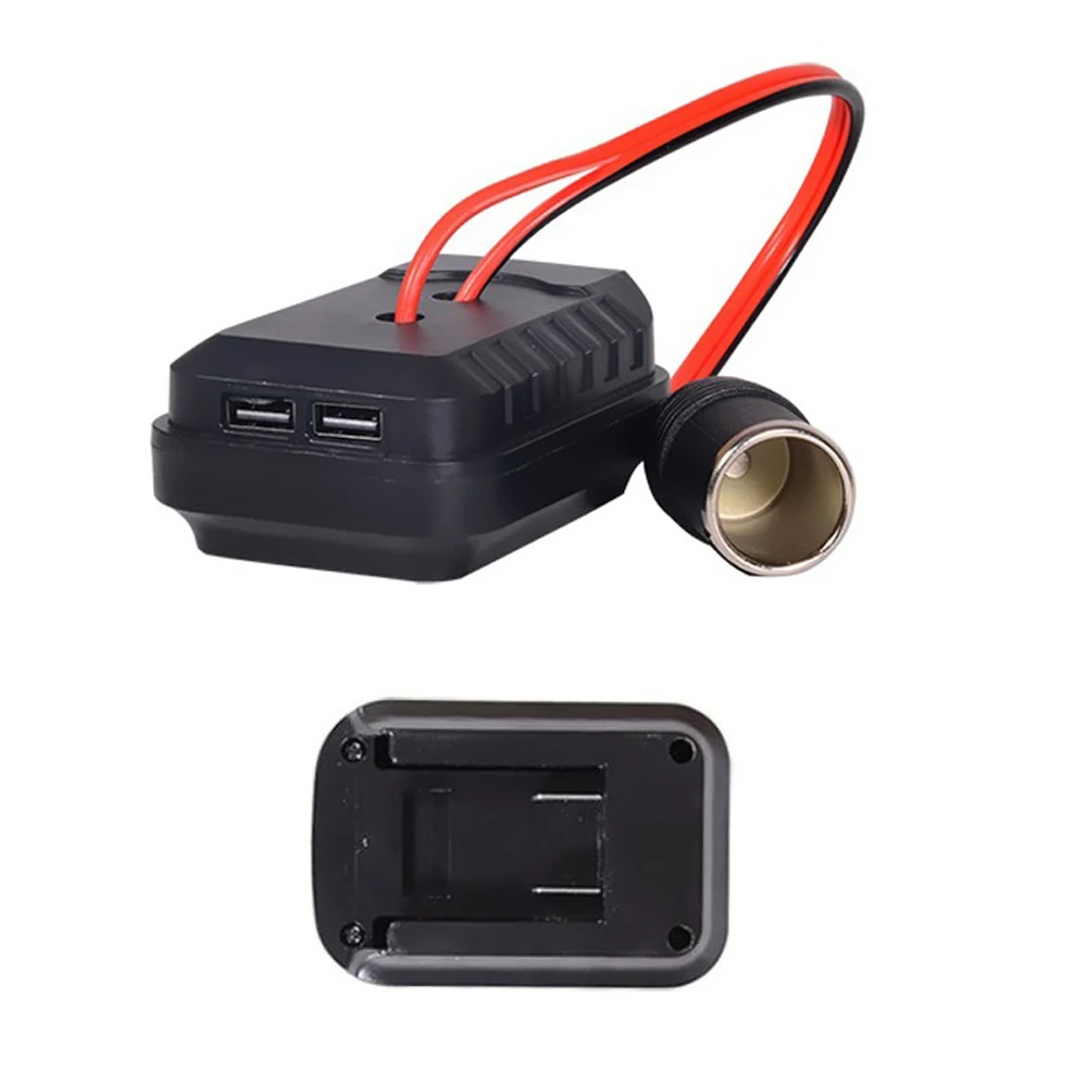 Portable Battery Adapter with Dual USB Ports for Charging For BL1830 BL1840 BL1815 and For A32106 Battery Models