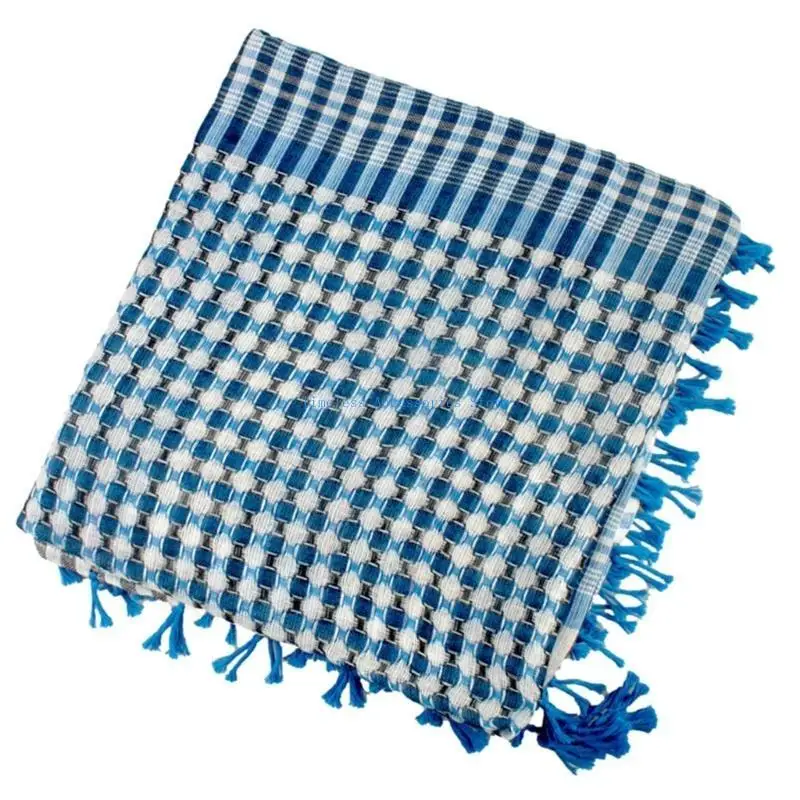

97qe подросток -арабский шарф Houndstooth kerchief jacquard Headscarf Scorf Scarf Scarf