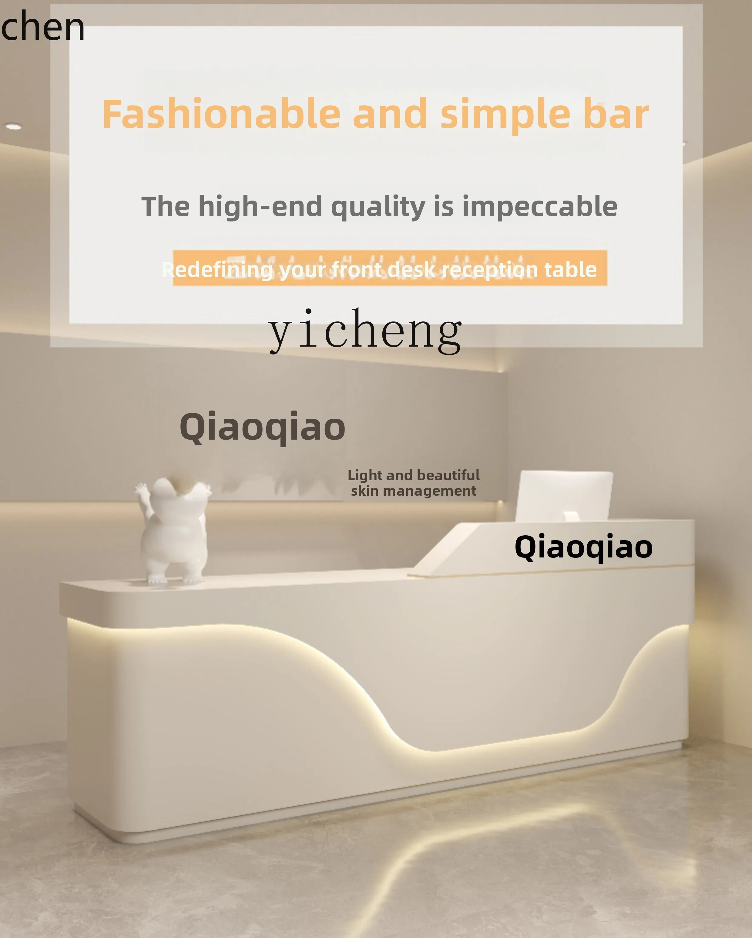 HXL Beauty Salon Bar Table Guide Desk Medical Beauty Reception Clothing Store checkout page