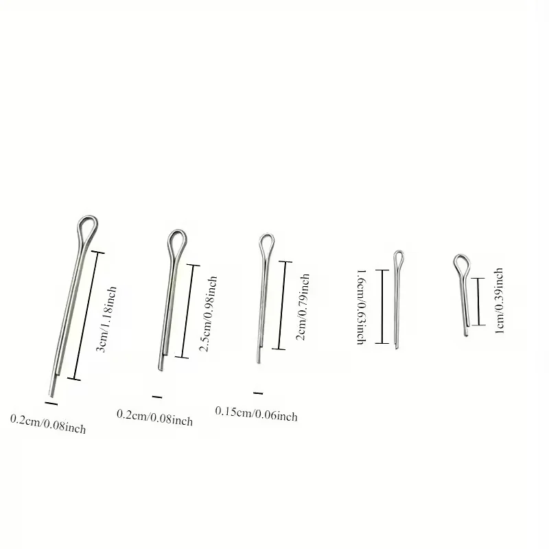 175-Piece Screw and Nail Set Ensures Safety and Reliability! - Cotter Pin Assortment Kit