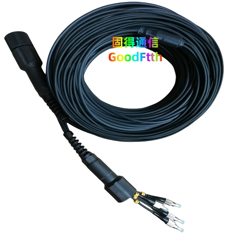 

4-жильный бронированный тактический оптоволоконный патч-корд ODVA FC-FC UPC SM 4C Кабель GoodFtth