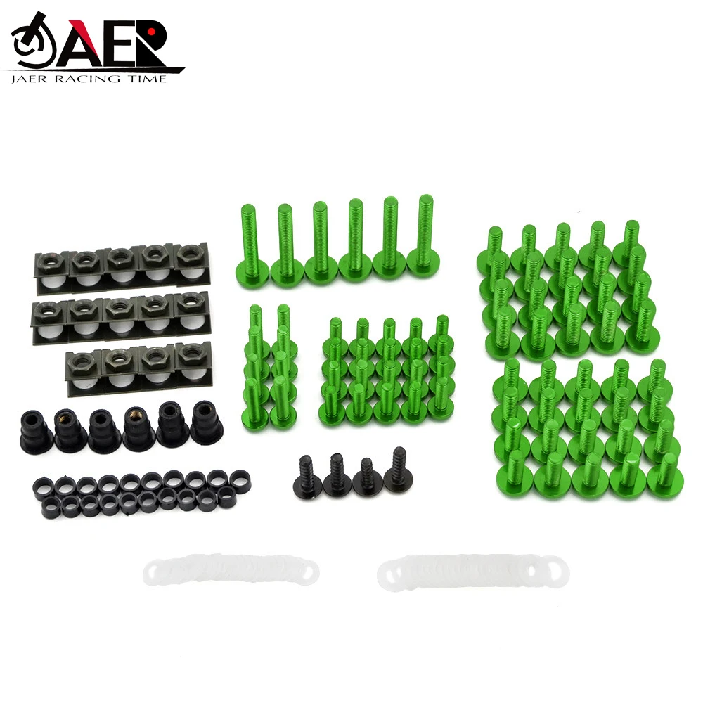 Universal Motorcycle Windscreen Screw Fairing Bolt Nut Fastener for Kawasaki Z750 Z800 Z900 ZX6R ZX636R ZX9R ZX10R ZX12R