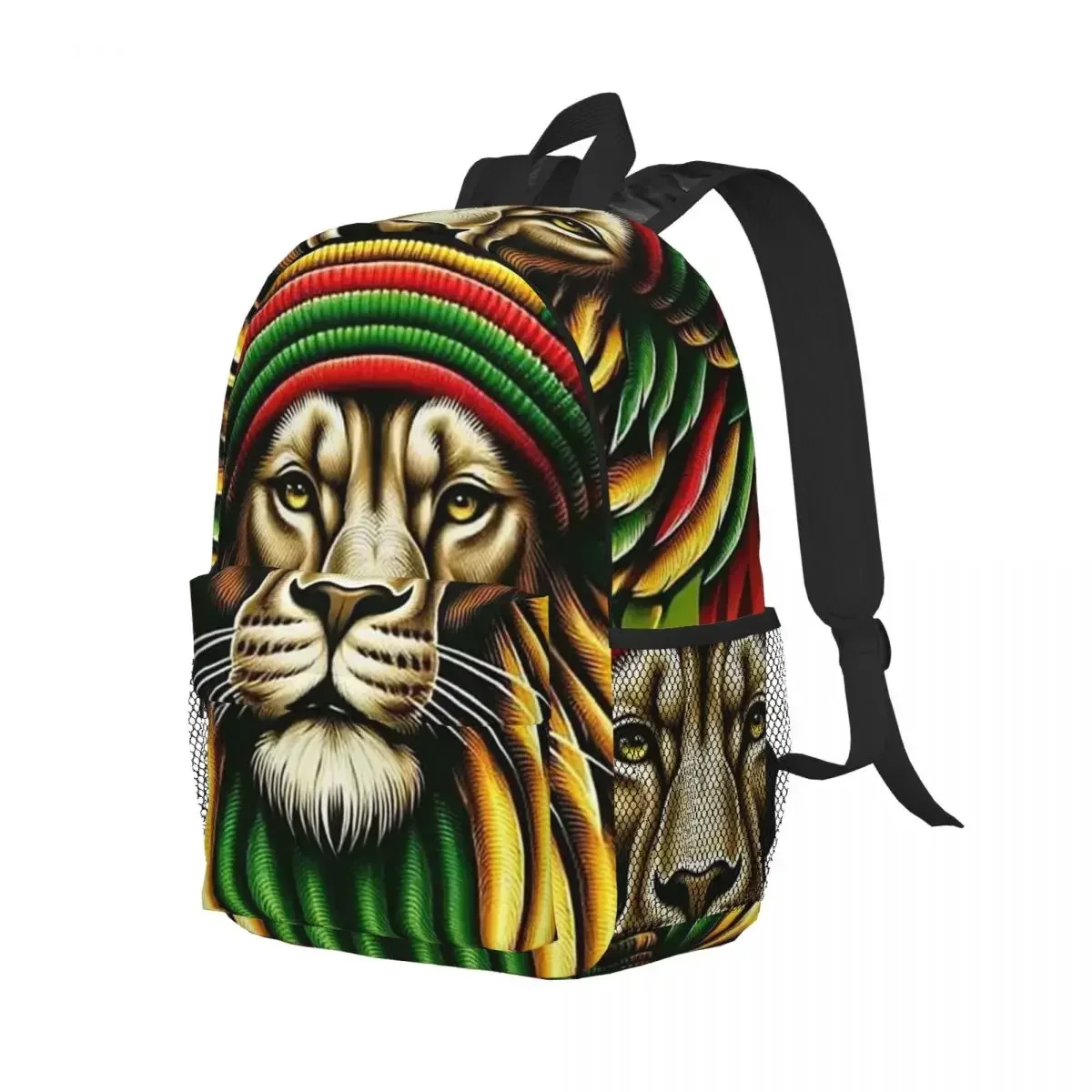 

Рюкзак Rastafarian Amaiquina Reggae Rasta Lion Street Skullies, студенческий рюкзак для мальчиков и девочек, школьная сумка, сумки на плечо для мужчин и женщин