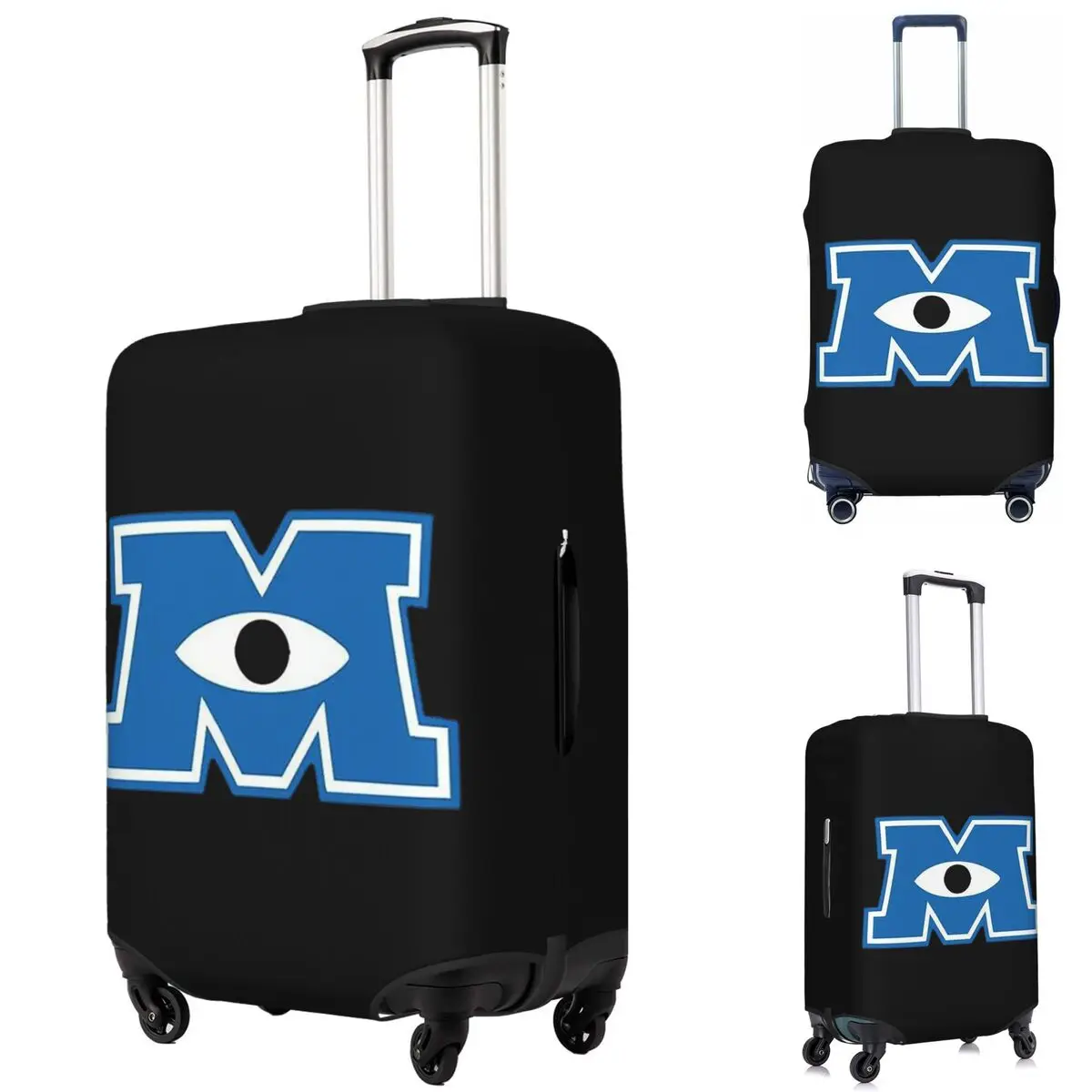 

Monsters University Suitcase Cover Protection Elastic Travel Luggage Protector Covers for 18-32 Inch