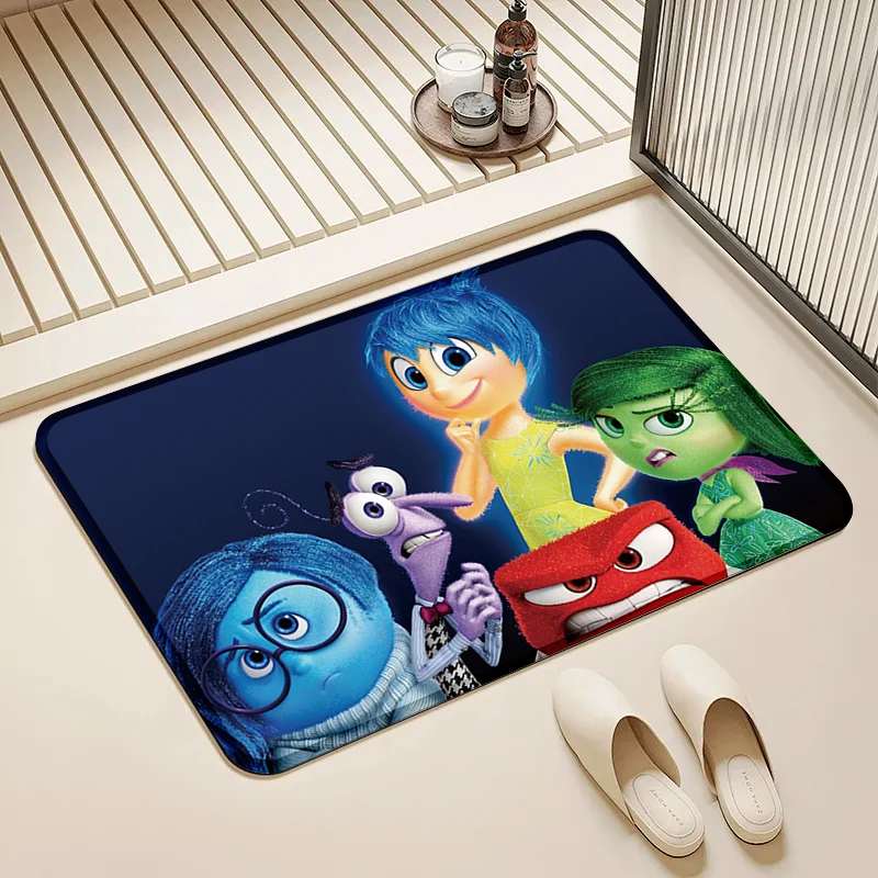 

Disney Inside Out Characters Door Mat Non-Slip Soft Floor Rug for Home Kids Room Bathroom Decor