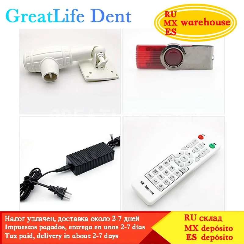 Greatlife Dent 8G USB 17นิ้วจอแอลซีดี10ล้านพิกเซลกล้องทันตกรรมภายในไร้สายฟัน