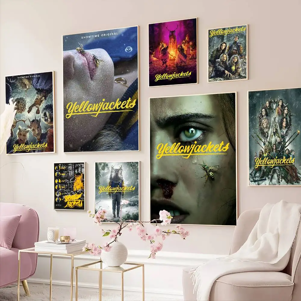 Psychological Horror Series Yellowjackets Movie Sticky Posters Vintage Room Bar Cafe Decor Nordic Home Decor