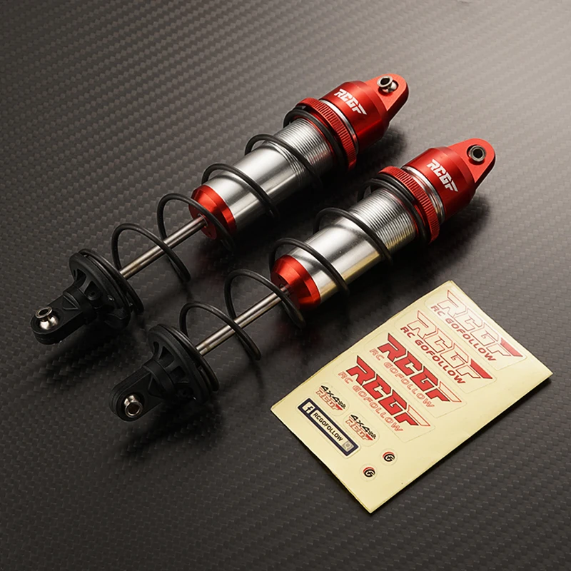 RCGOFOLLOW 2PCS 180MM Aluminum Shocks Absorbers Damper for ARRMA 1/5 RC Crawler KRATON & OUTCAST 8S Car Upgrade Parts