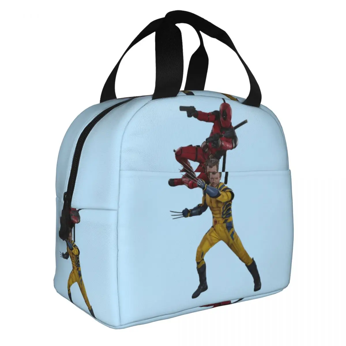 Grils Food Container Deadpool & Wolverine Large Disney Marvel Deadpool & Wolverine Film Leakproof  Lunch ContainerFor Outdoor