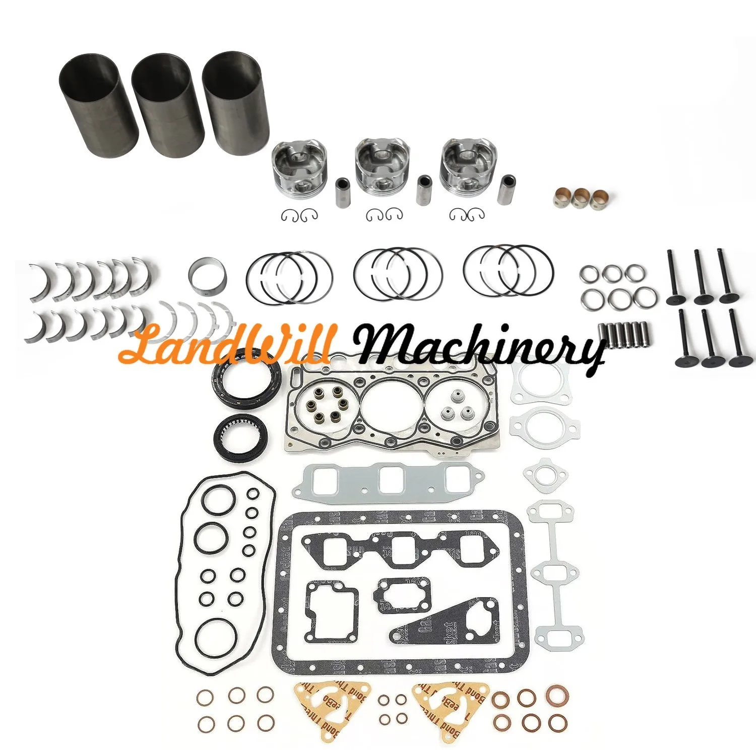 3TNE68 Overhaul Rebuild Kit Fits For Yanmar Engine